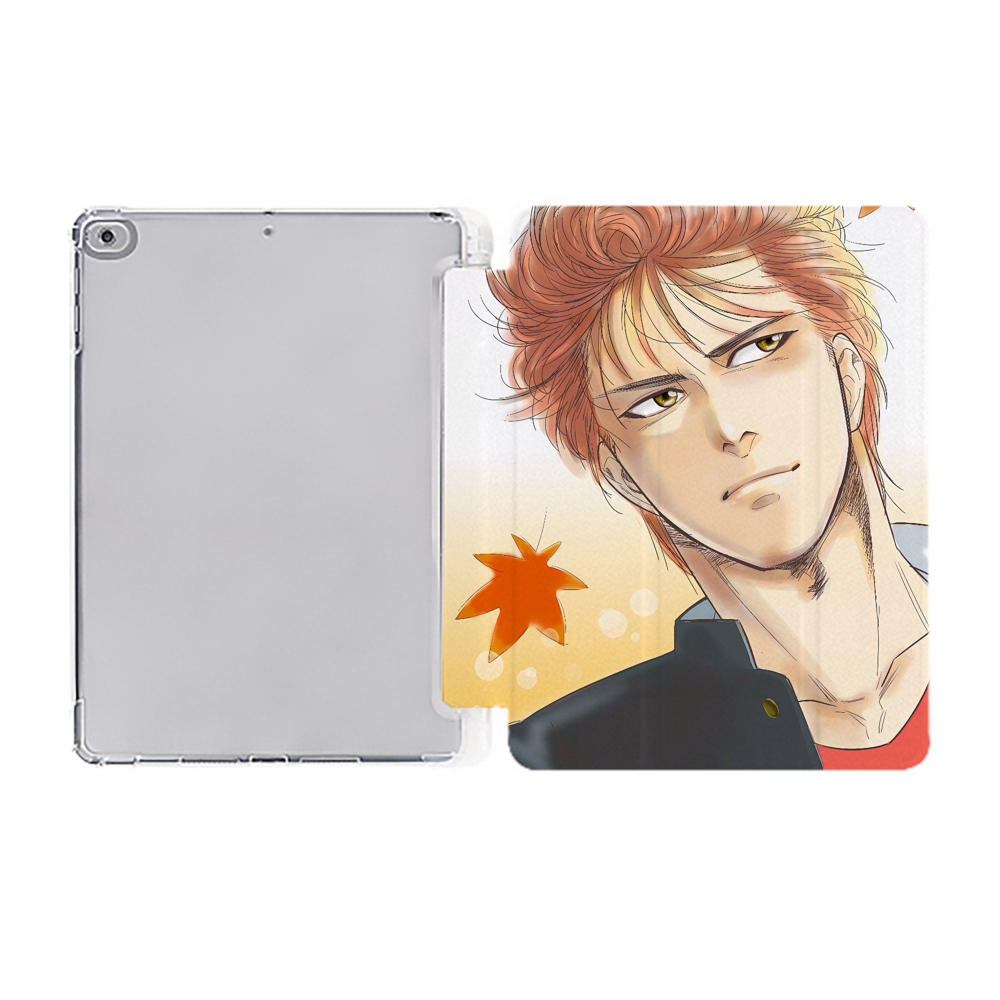 （画像用） SLAM DUNK／スラムダンク IPad ケース ペン収納付き 三つ折りスタンド PUレザー×シリコン 対応機種9.5/10.5/10.9インチ